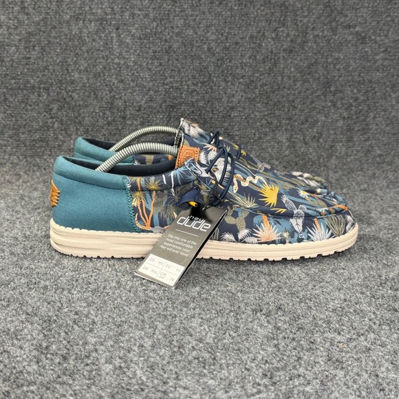 Hey Dude Other - Hey Dude Wally Funk Oasis Shoes Mens 11 Blue Comfort Lightweight Slip On Sneaker